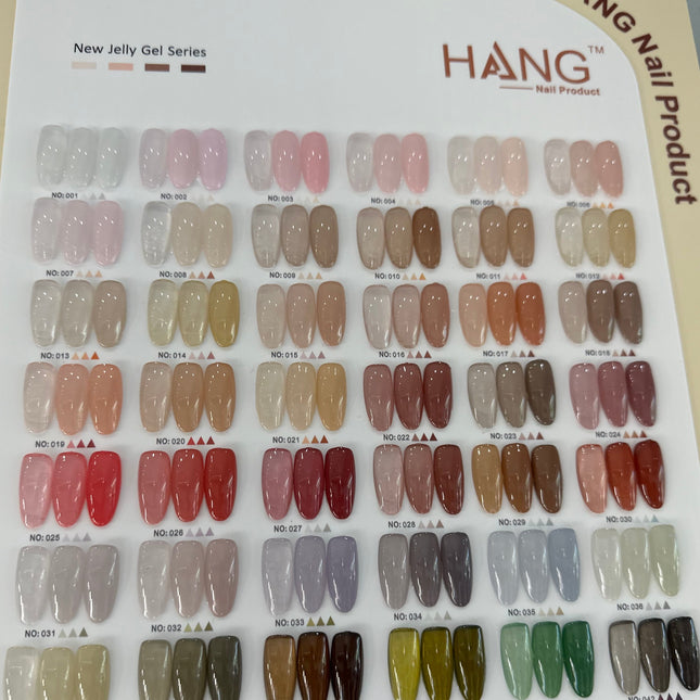 Hang Jelly Collection - 42 Color w/ Color Chart