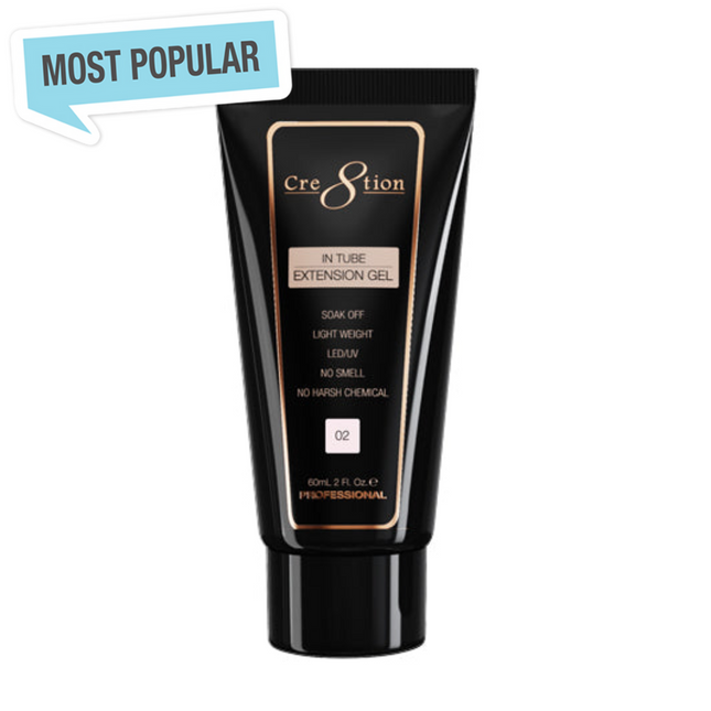 Cre8tion - Tube Polygel Tapgel 60ml (#01 - #36) - NEW