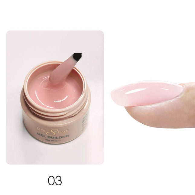 Cre8tion Gel Collection, Hema Free, Low Heat, Overlay Builder Gel - Full Set 18 Colors