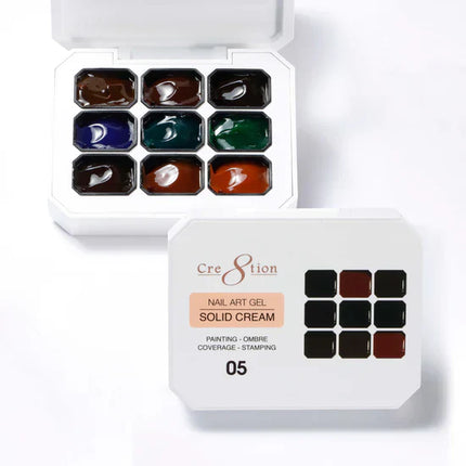 Cre8tion Nail Art Gel - Solid Cream