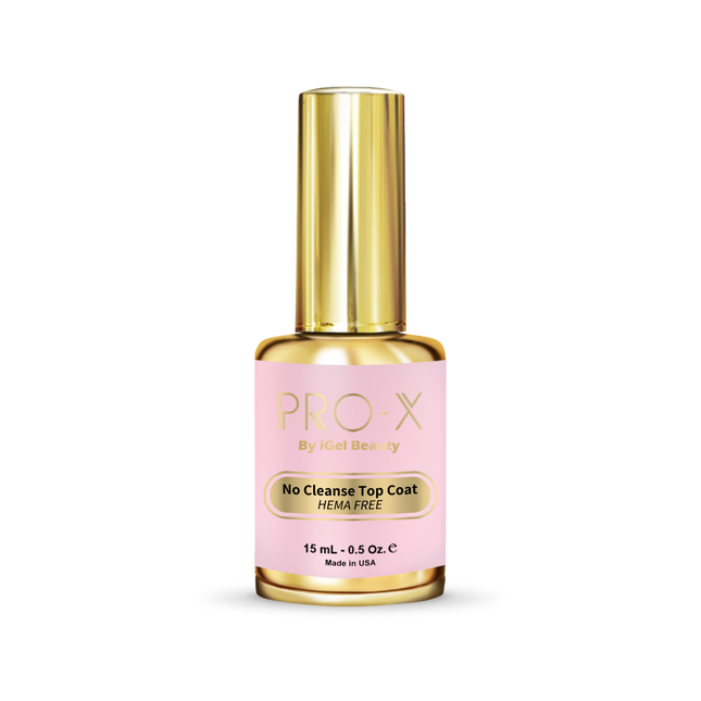 iGel PRO-X No Cleanse Top Coat (HEMA FREE) - 0.5 oz