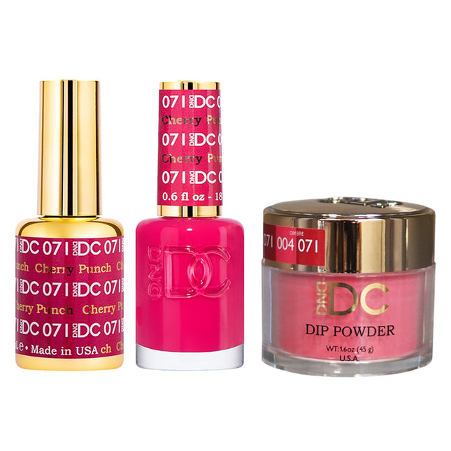 DND - DC Gel & Lacquer & Dip Trio (#71 - #144)