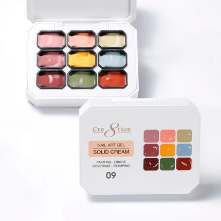 Cre8tion Nail Art Gel - Solid Cream