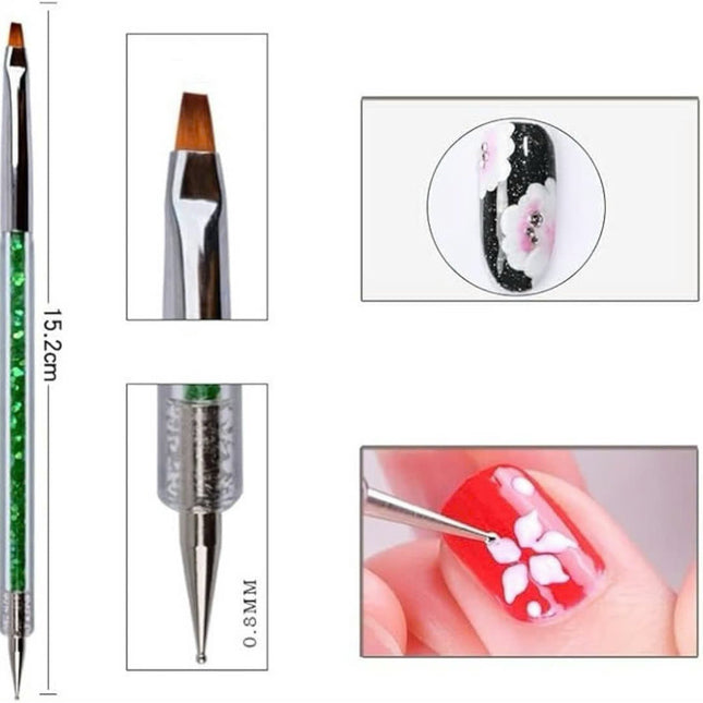 Nail Art Liner Brush Pen Dotting (Set 5pcs)