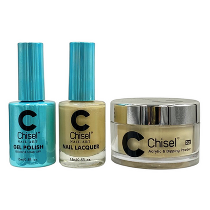 Chisel - Gel & Lacquer & Dip Trio Solid (#01 - #100) - NEW 2024