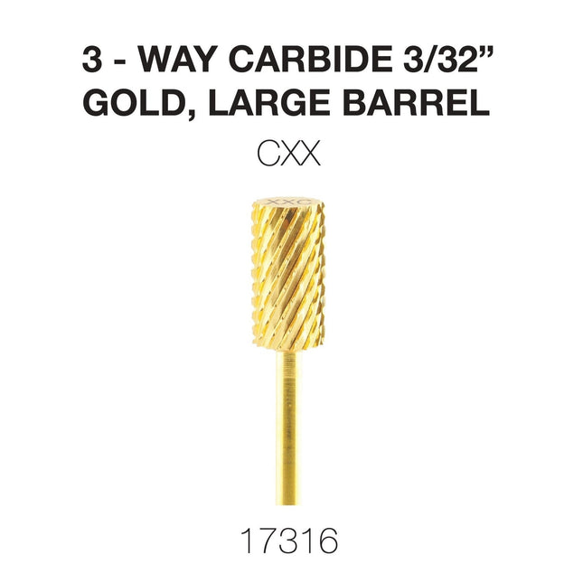 Cre8tion - Carbide Gold - Small & Large 3/32 - 3Way