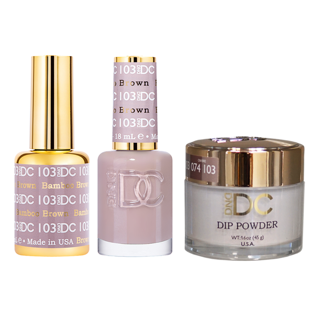 DND - DC Gel & Lacquer & Dip Trio (#71 - #144)