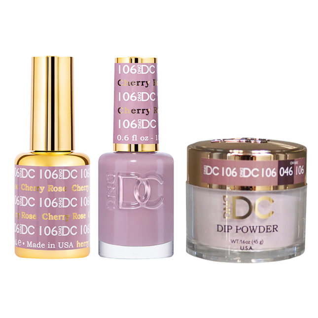 DND - DC Gel & Lacquer & Dip Trio (#71 - #144)