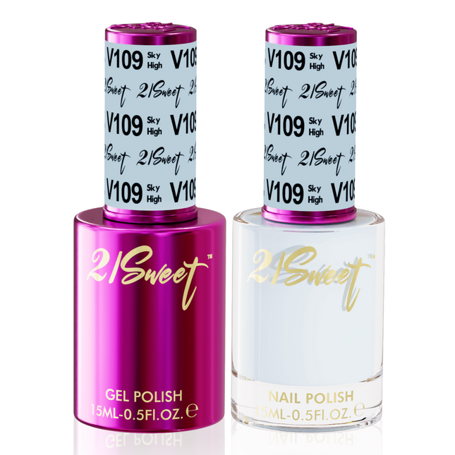 21Sweet - Gel & Lacquer Duo (#101 - #200) - NEW 2024