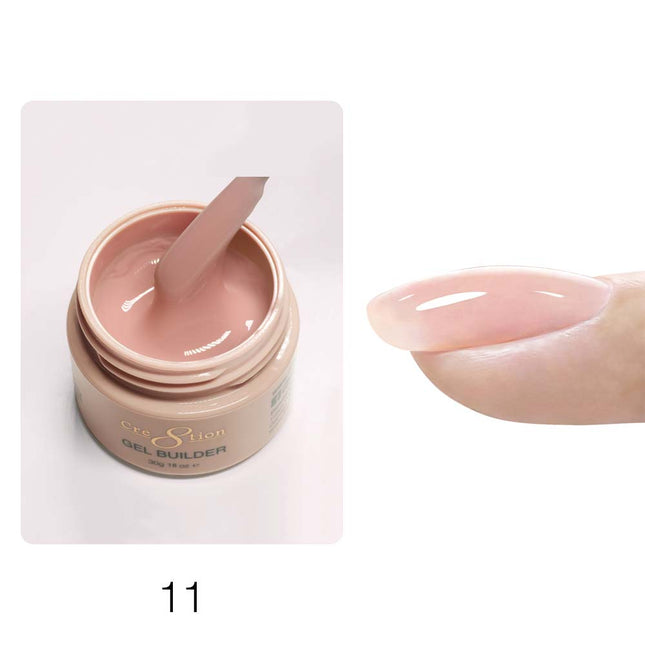 Cre8tion Gel Collection, Hema Free, Low Heat, Overlay Builder Gel - Full Set 18 Colors