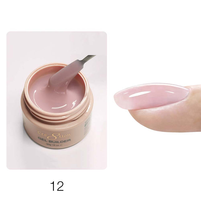 Cre8tion Overlay Builder Gel, Hema Free, Low Heat  1oz  #12