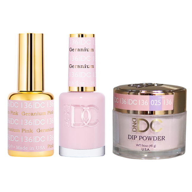 DND - DC Gel & Lacquer & Dip Trio (#71 - #144)