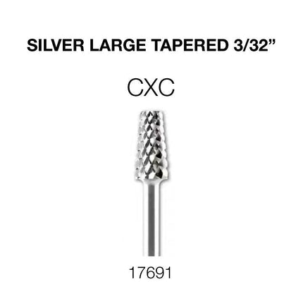 Cre8tion - Silver Carbide - Small Tapered - 3/32
