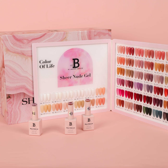 Billionaire - Sheer Nude Gel 48 Colors Collection