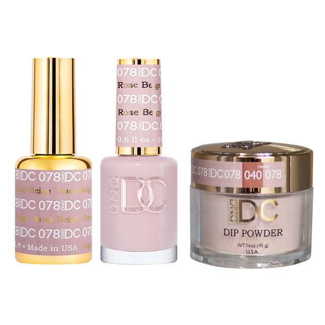 DND - DC Gel & Lacquer & Dip Trio (#71 - #144)