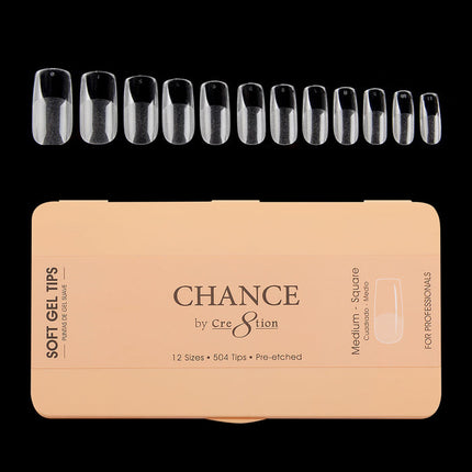 Chance - Square Soft Tips Box 600pcs (XS, S, M, L, XL)