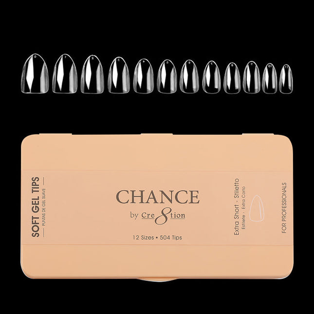 Chance - Stiletto Soft Tips Box 600pcs (XS, S, M, L, XL)
