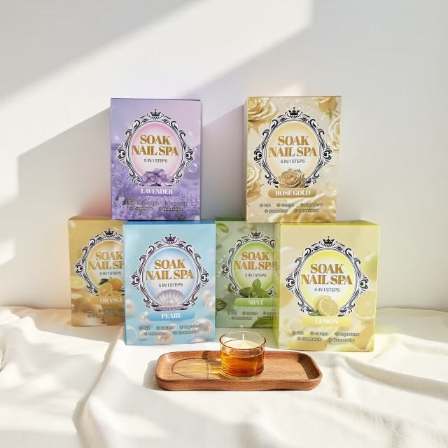 Soak Nail Spa Deluxe Pedicure Kit 4in1 (60pcs/case)