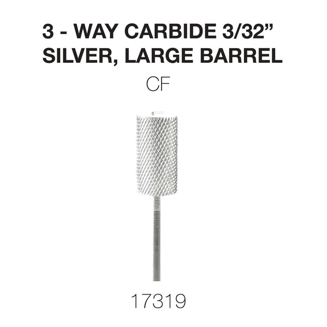 Cre8tion - Carbide Silver - Small & Large 3/32 - 3Way