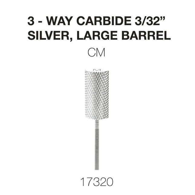Cre8tion - Carbide Silver - Small & Large 3/32 - 3Way