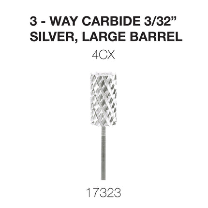 Cre8tion - Carbide Silver - Small & Large 3/32 - 3Way