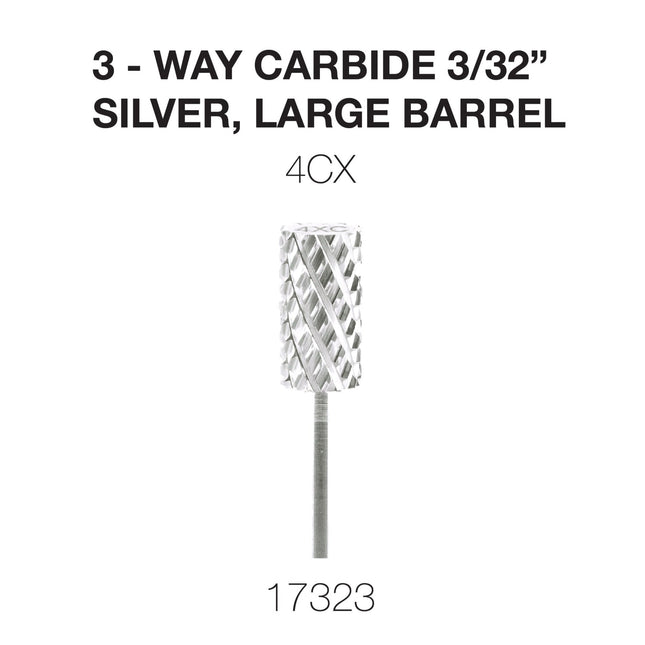 Cre8tion - Carbide Silver - Small & Large 3/32 - 3Way