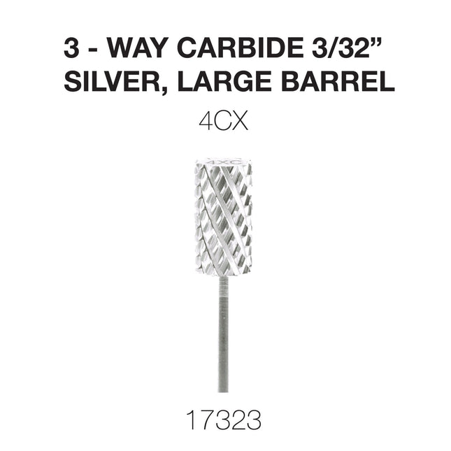 Cre8tion - Carbide Silver - Small & Large 3/32 - 3Way