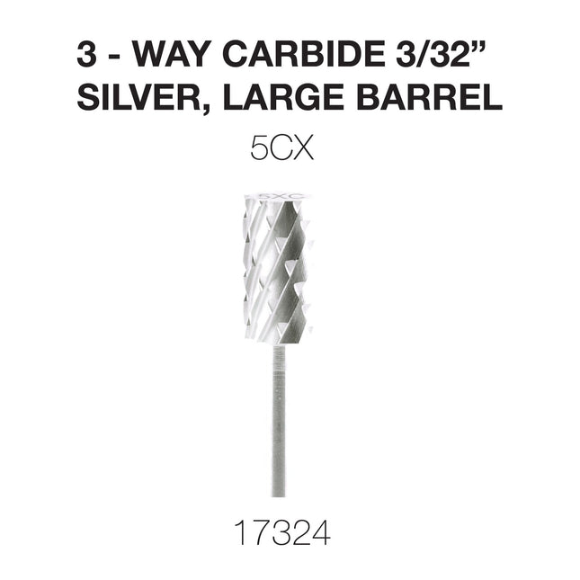 Cre8tion - Carbide Silver - Small & Large 3/32 - 3Way