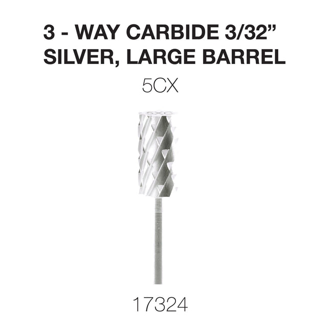 Cre8tion - Carbide Silver - Small & Large 3/32 - 3Way