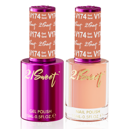 21Sweet - Gel & Lacquer Duo (#101 - #200) - NEW 2024
