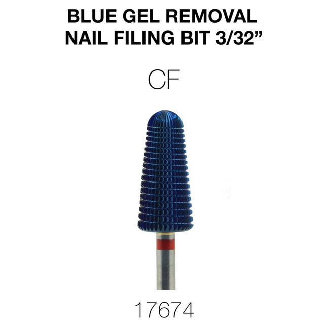 Cre8tion - Blue Gel Removal - Nail Filing Bit - 3/32