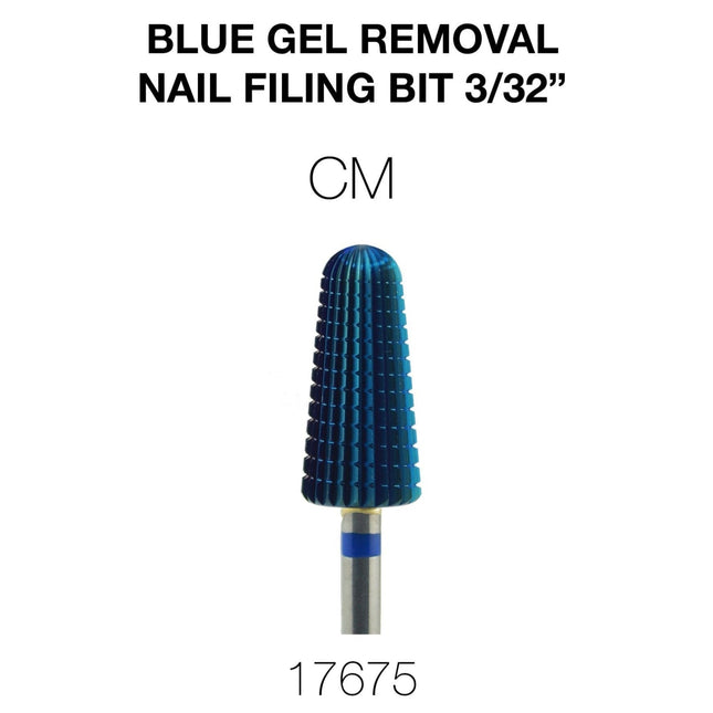 Cre8tion - Blue Gel Removal - Nail Filing Bit - 3/32