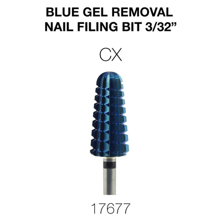 Cre8tion - Blue Gel Removal - Nail Filing Bit - 3/32