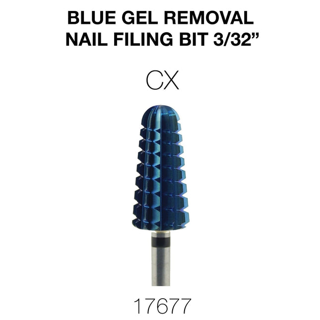 Cre8tion - Blue Gel Removal - Nail Filing Bit - 3/32