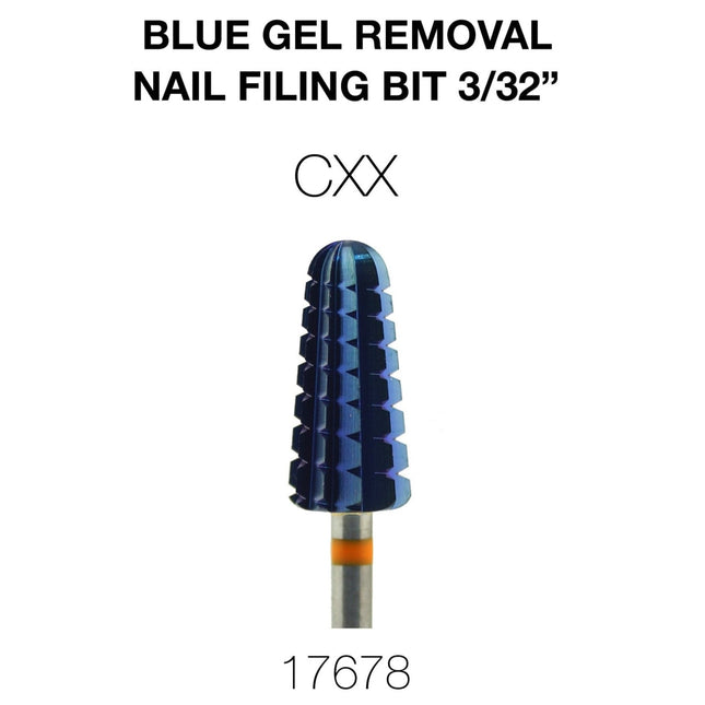 Cre8tion - Blue Gel Removal - Nail Filing Bit - 3/32