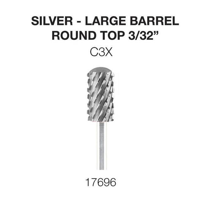 Cre8tion - Silver Carbide - Large Barrel - Round Top 3/32