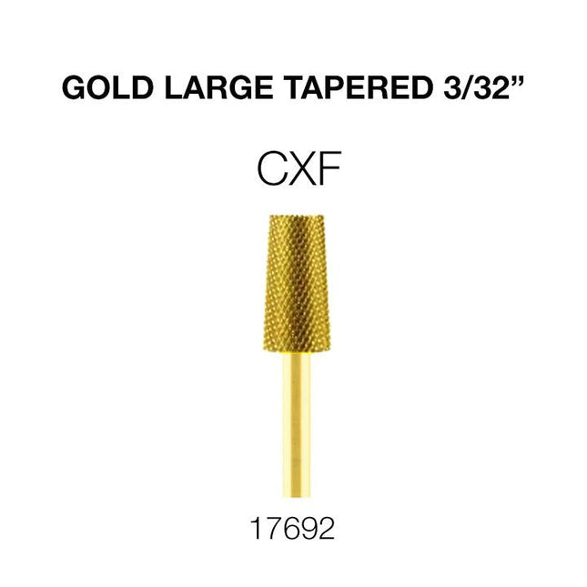 Cre8tion - Gold Carbide - Large Tapered - 3/32