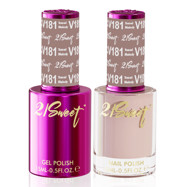 21Sweet - Gel & Lacquer Duo (#101 - #200) - NEW 2024