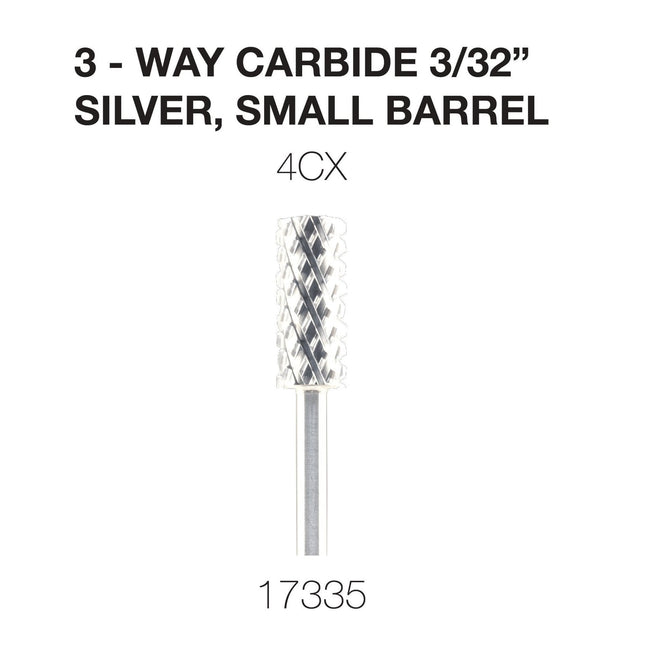 Cre8tion - Carbide Silver - Small & Large 3/32 - 3Way