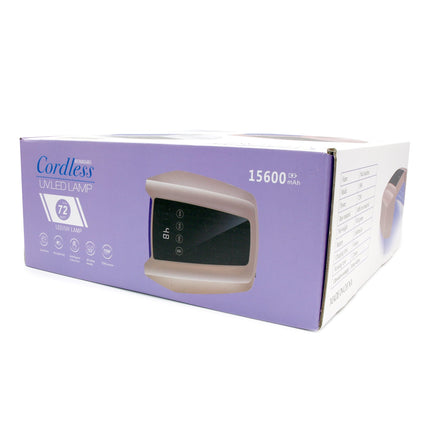 QNC - Cordless UV LED Lamp 72W (White/ Pink) - NEW 2025