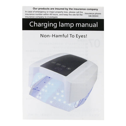 QNC - Cordless UV LED Lamp 72W (White/ Pink) - NEW 2025