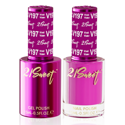 21Sweet - Gel & Lacquer Duo (#101 - #200) - NEW 2024