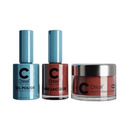 Chisel - Gel & Lacquer & Dip Trio Solid (#01 - #100) - NEW 2024