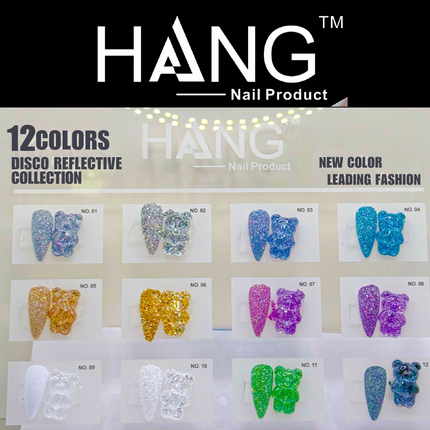 Hang Disco Giltter Effect Chrome Powder 5g