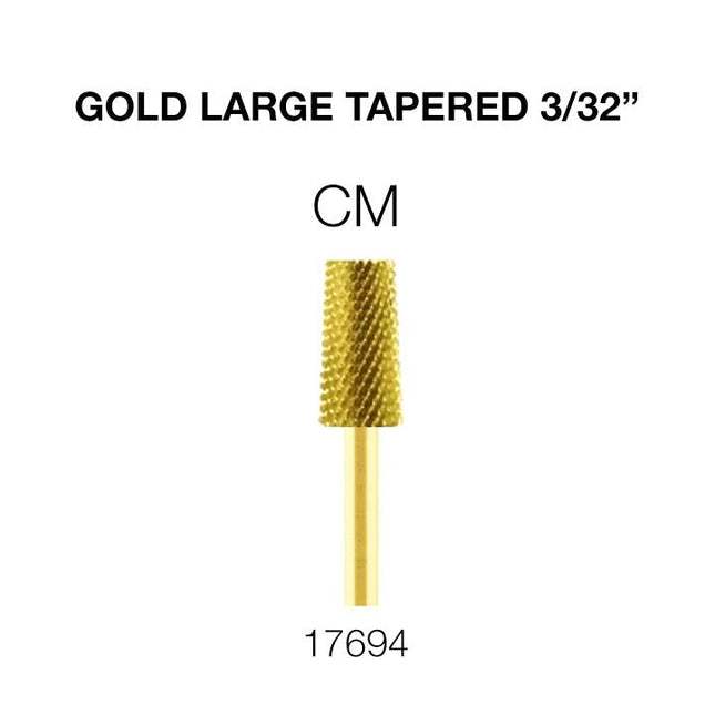 Cre8tion - Gold Carbide - Large Tapered - 3/32