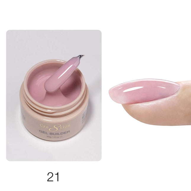 Cre8tion Overlay/Builder Gel in Jar 1oz - Hema Free/TPO Free - Low Heat - 21