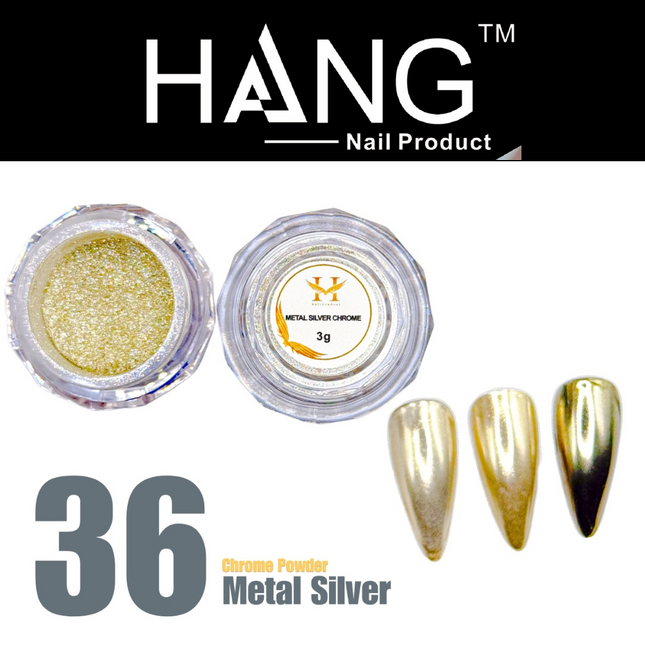 Hang New Collection Chrome Effects 12 Color - Leading Fashion w/ Color Display #25 - #36