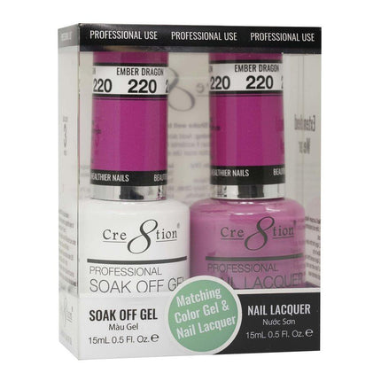 Cre8tion - Gel & Lacquer Solid Duo (#217 - #288)