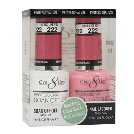 Cre8tion - Gel & Lacquer Solid Duo (#217 - #288)