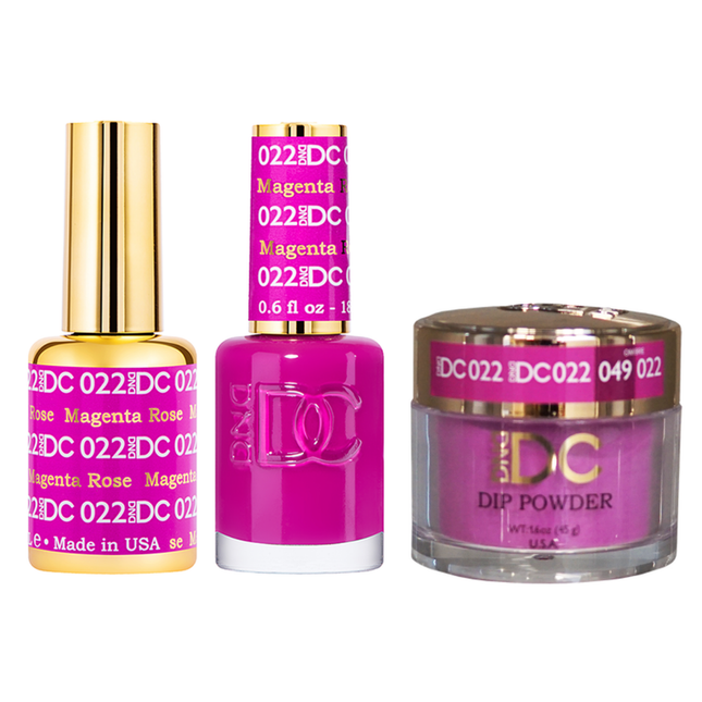 DND - DC Gel & Lacquer & Dip Trio (#01 - #70)